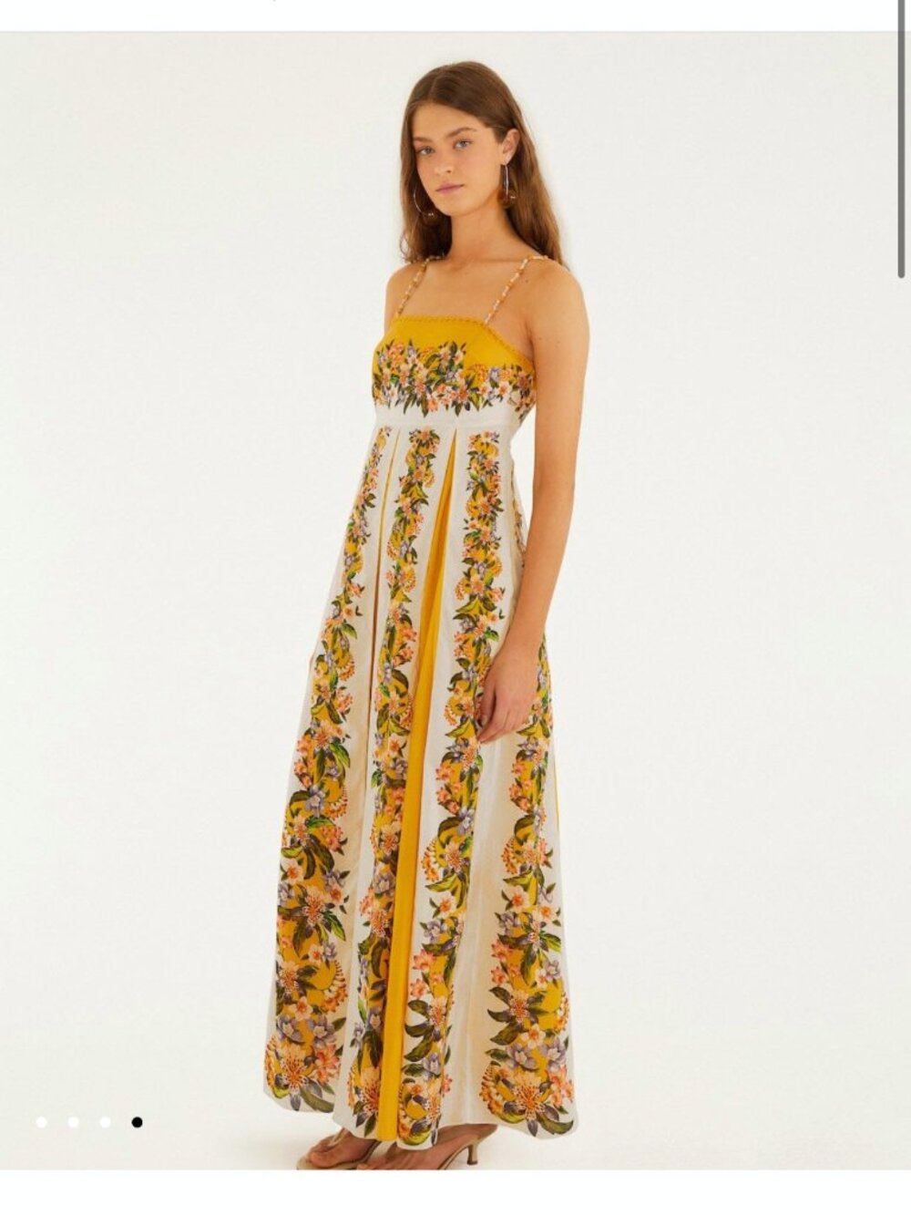 New Farm Rio Sand Hilo Sleeveless A-Line Maxi Dress by Anthropologie - Picture 5 of 8